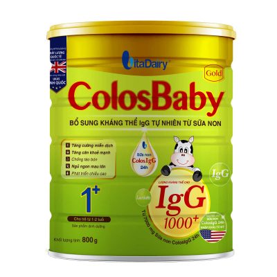 Sữa non Colosbaby Gold 1+ cho bé từ 1 tuổi của Vitadairy